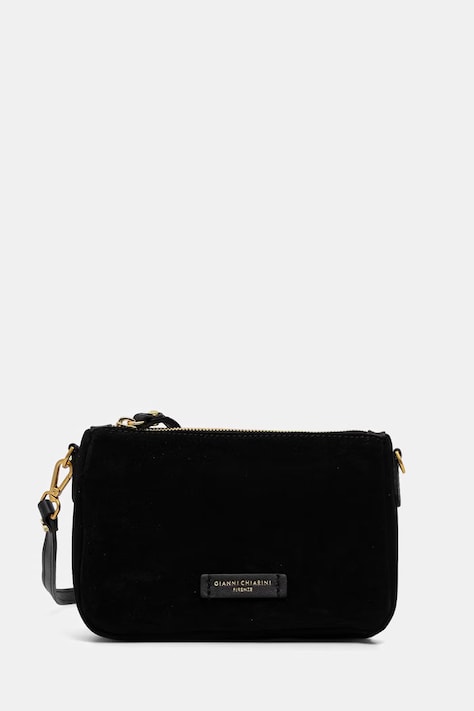 Gianni Chiarini torebka crossbody damska zamszowa NORA POUCH czarna BS.10224.CM