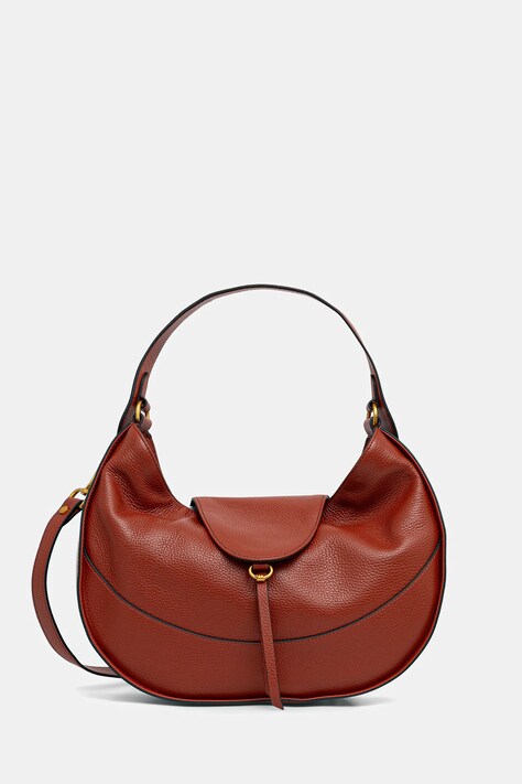 Gianni Chiarini poșetă de piele EDITH culoarea portocaliu, BS.11361.GRN