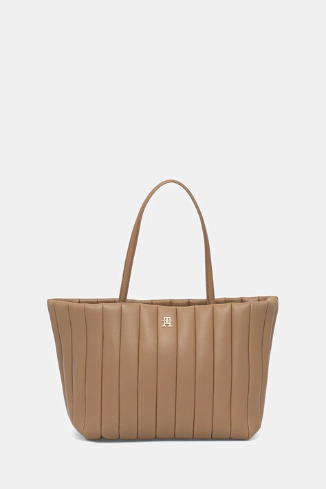 Torba Tommy Hilfiger boja: bež, AW0AW17670