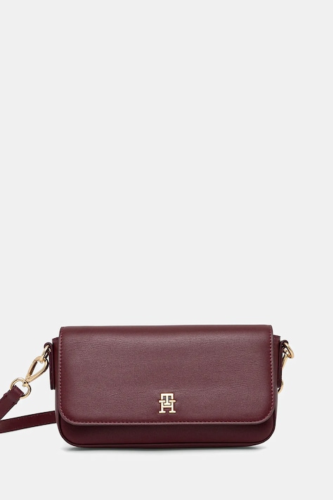 Сумочка Tommy Hilfiger колір бордовий AW0AW17677