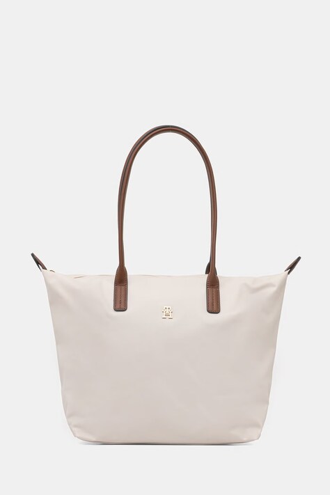 Tommy Hilfiger kabelka typu shopper dámska béžová AW0AW17711