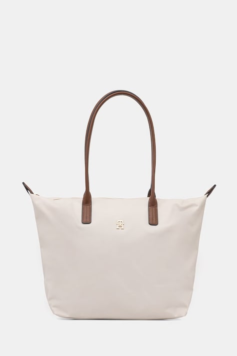 Tommy Hilfiger kabelka typu shopper dámska béžová AW0AW17711