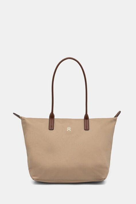 Tommy Hilfiger torebka shopper damska beżowa AW0AW17711