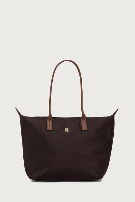 Tommy Hilfiger Torebka shopper damska brązowa AW0AW17711