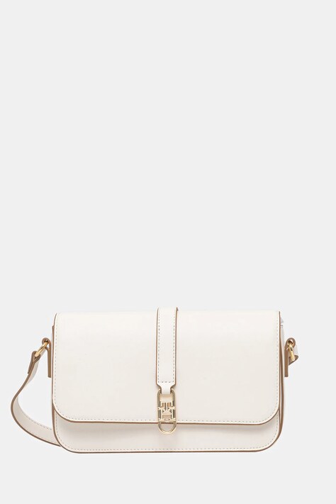 Kabelka Tommy Hilfiger biela farba, AW0AW17723