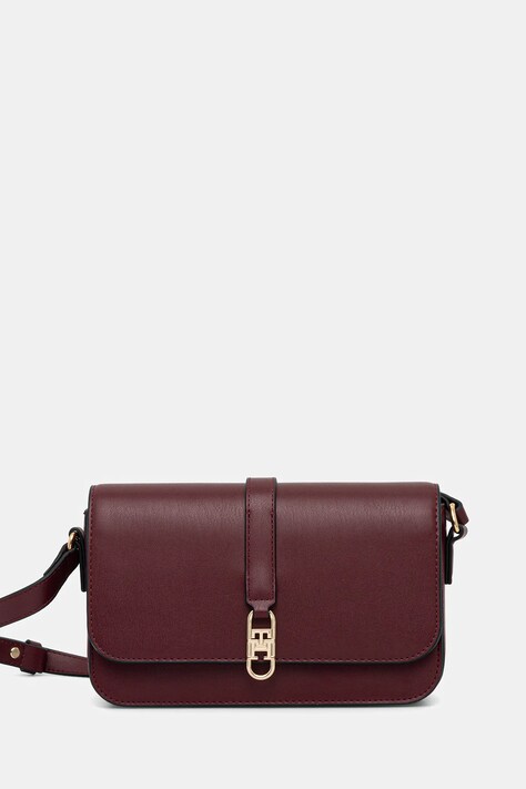 Tommy Hilfiger geantă culoarea bordo, AW0AW17723