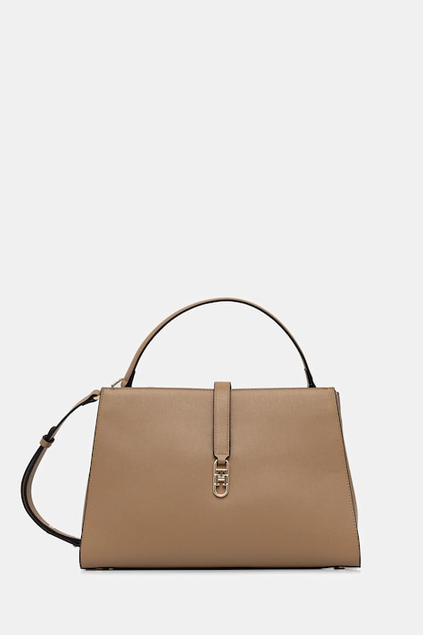 Kabelka Tommy Hilfiger béžová barva, AW0AW17724