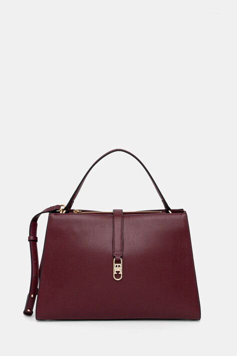 Torba Tommy Hilfiger boja: bordo, AW0AW17724