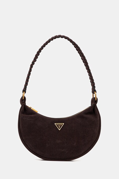 Guess torebka zamszowa AMITA kolor brązowy HWSB95 39720