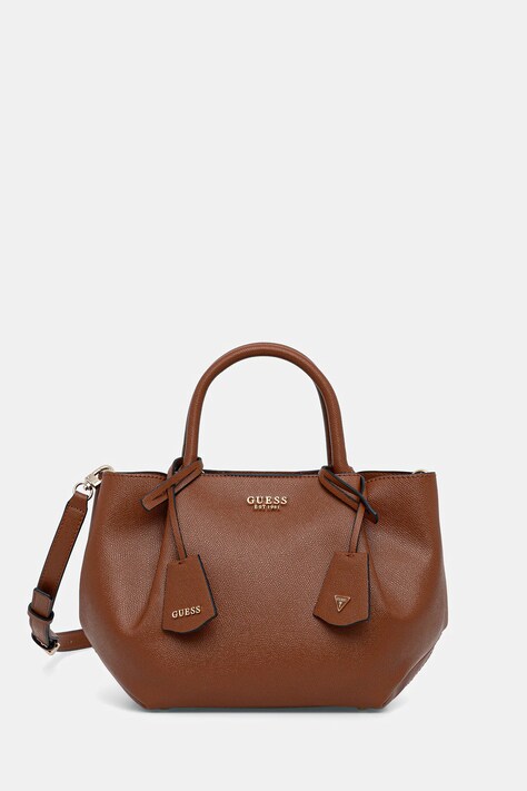 Guess geantă AMORETTE culoarea maro, HWBG78 98060