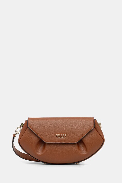 Guess torebka AMORETTE kolor brązowy HWBG78 98200