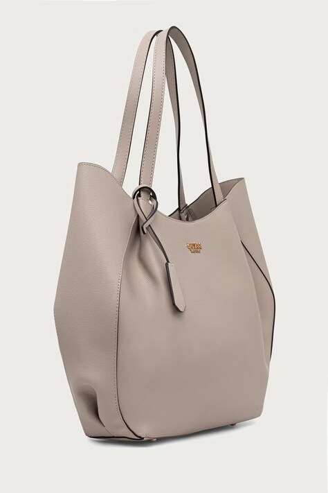 Guess torebka shopper damska z imitacji skóry AMORETTE beżowa HWBG78 98240