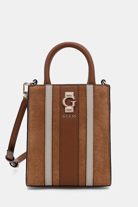 Шкіряна сумочка Guess ERENIA колір коричневий HWSB78 38750