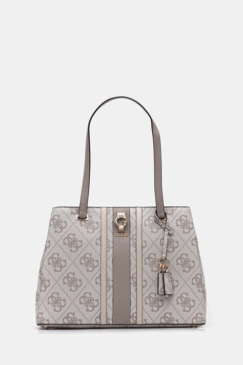 Τσάντα Guess ERENIA χρώμα: μπεζ, HWSO78 38230