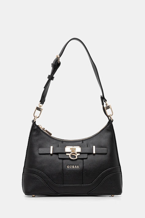 Kabelka Guess GREYSON černá barva, HWBG92 06180