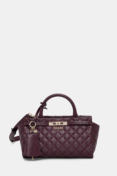 Guess geantă IDRA culoarea bordo, HWGG81 57050