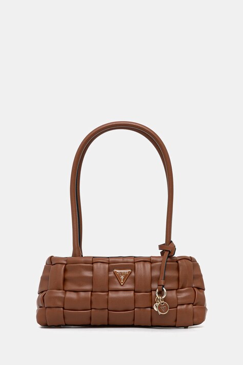 Τσάντα Guess MARION χρώμα: καφέ, HWWG80 72080