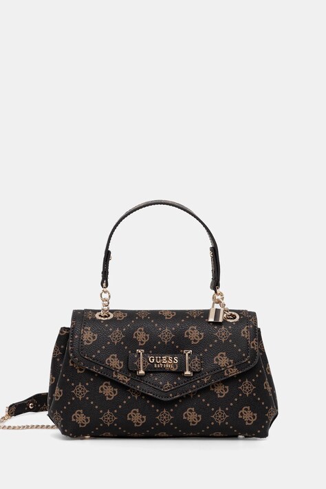Guess torebka SILIA kolor brązowy HWGP98 90210