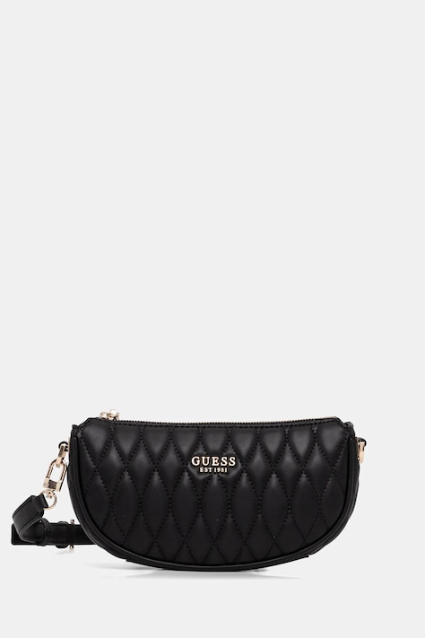 Kabelka Guess VALLA černá barva, HWQG81 22720