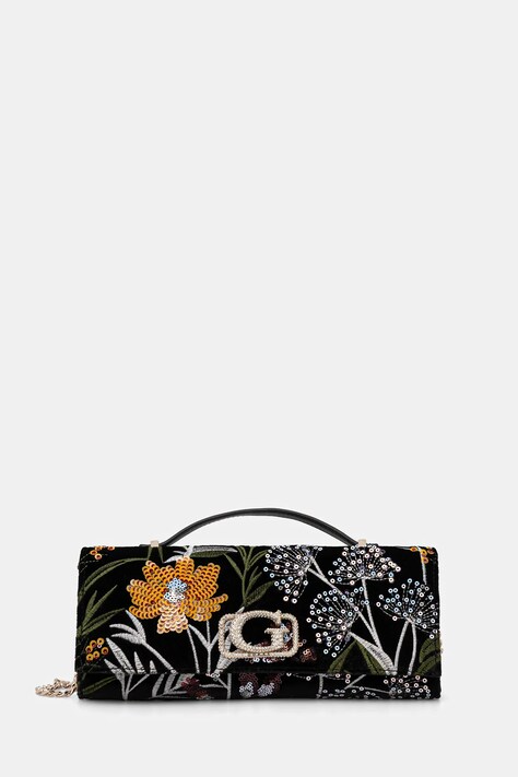 Guess poșetă ZALINA culoarea negru, HWVE93 50720