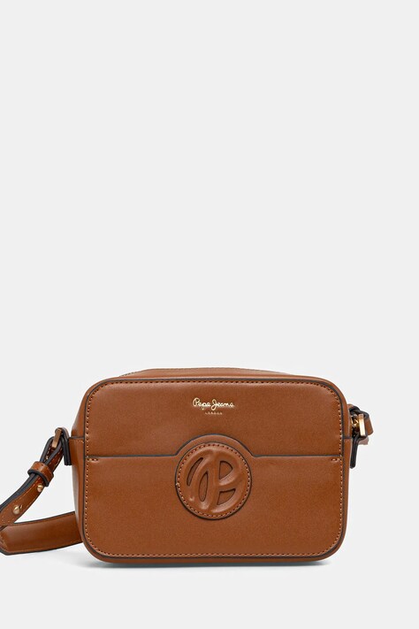 Pepe Jeans poșetă culoarea maro, PL031662