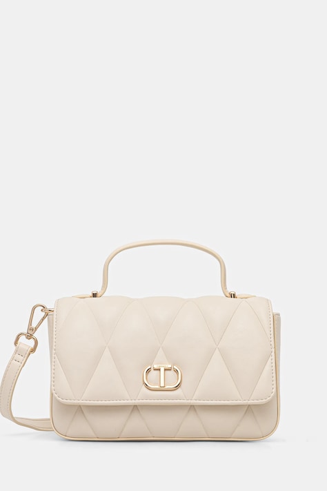 Τσάντα Twinset χρώμα: μπεζ, 252TB7054