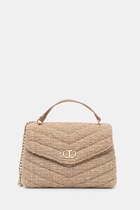 Torba Twinset boja: bež, 252TB7350