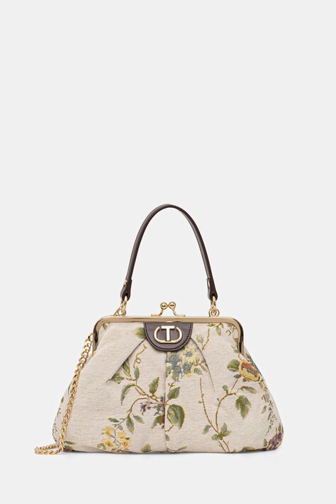 Twinset poșetă culoarea bej, 252TD8320