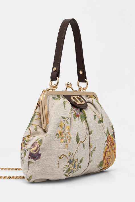 Τσάντα Twinset χρώμα: μπεζ, 252TD8320