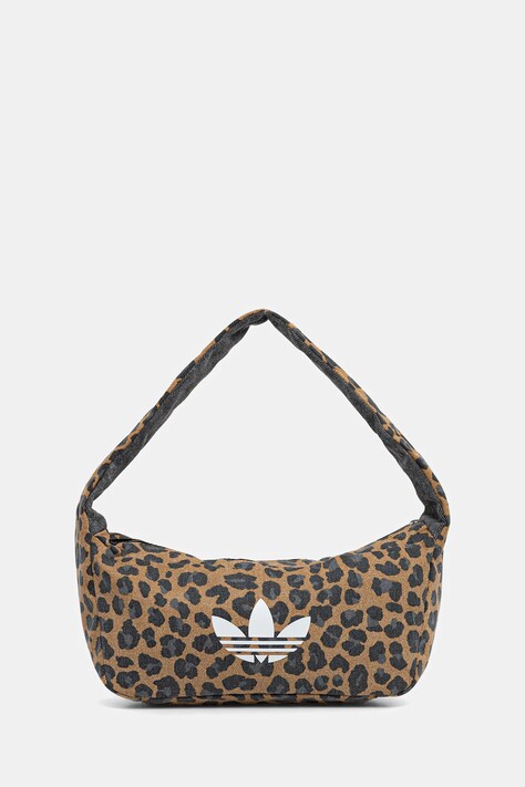 Бавовняна сумка adidas Originals Leo S Bag колір бежевий JX3198