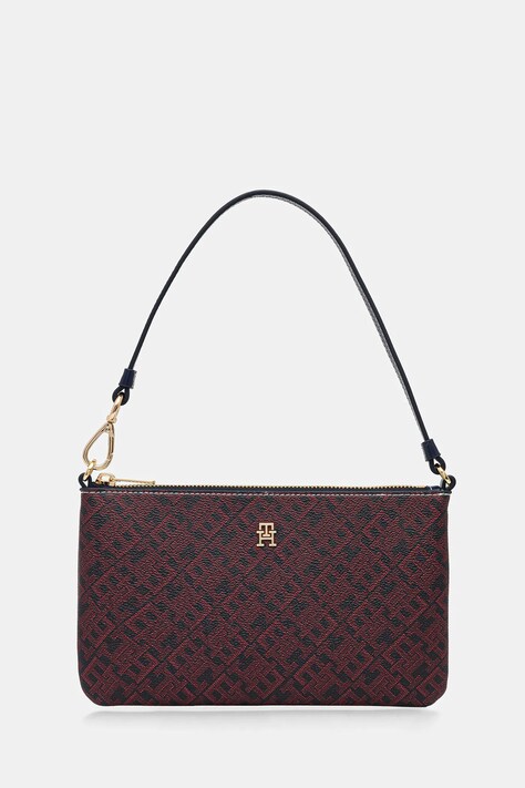Τσάντα Tommy Hilfiger χρώμα: ναυτικό μπλε, AW0AW18026