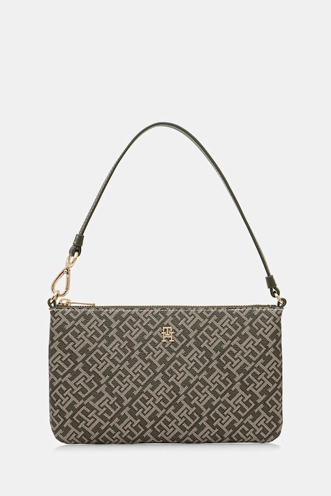 Kabelka Tommy Hilfiger zelená barva, AW0AW18026