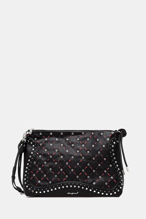 Τσάντα Desigual YANKEE LEIRIA MINI BL χρώμα: μαύρο, 25WAXP37