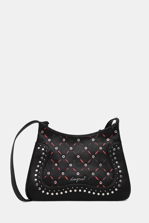 Kabelka Desigual YANKEE MANAOS BLACK černá barva, 25WAXP38