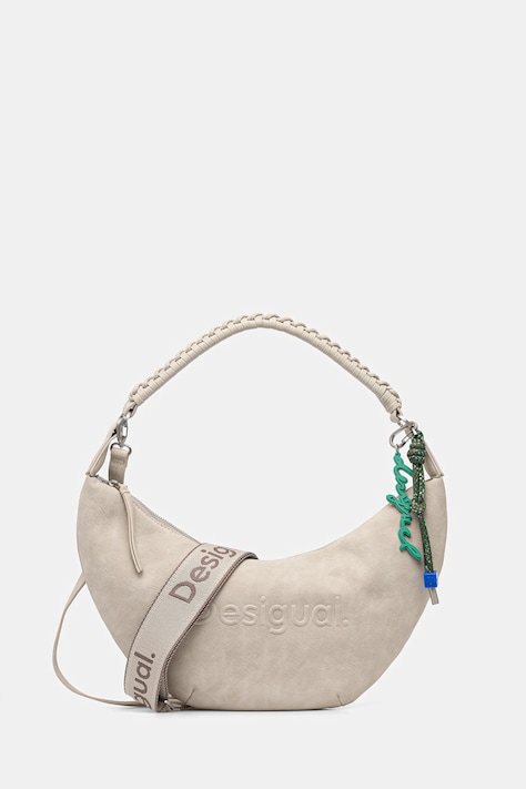 Τσάντα Desigual χρώμα: μπεζ, 25WAXPB3