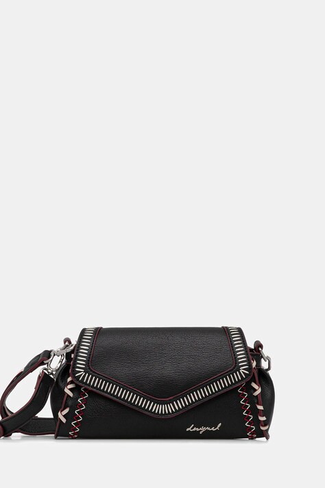 Desigual poșetă MANHATTAN PESPUNTES Z culoarea negru, 25WAXPBE