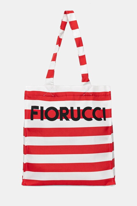 Fiorucci borsetta Logo Print Nylon Tote colore rosso W02FPABA275NY01RD02