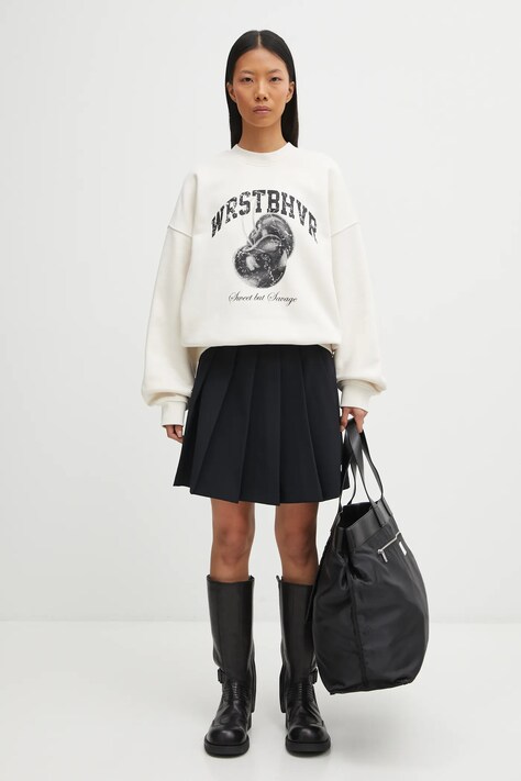 MM6 Maison Margiela torebka kolor czarny SB6WC0017.P8503.HA751