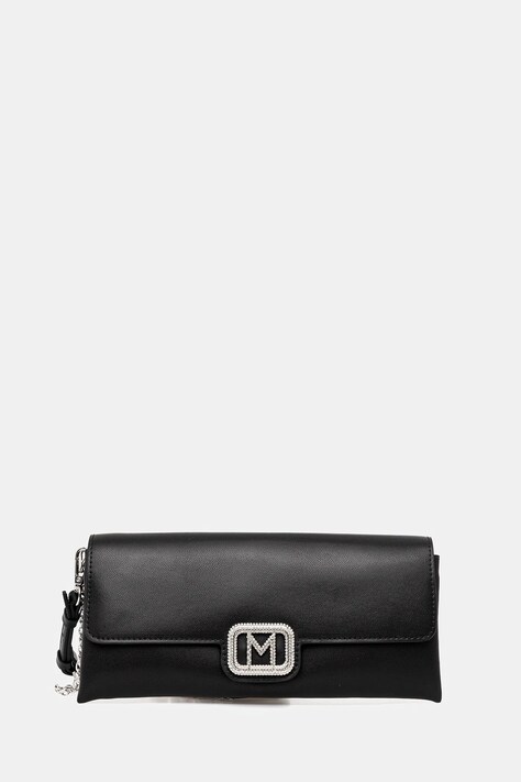 Marella poșetă de piele culoarea negru, 2523519027200