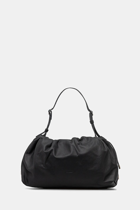 Marella poșetă de piele culoarea gri, 2523519057200