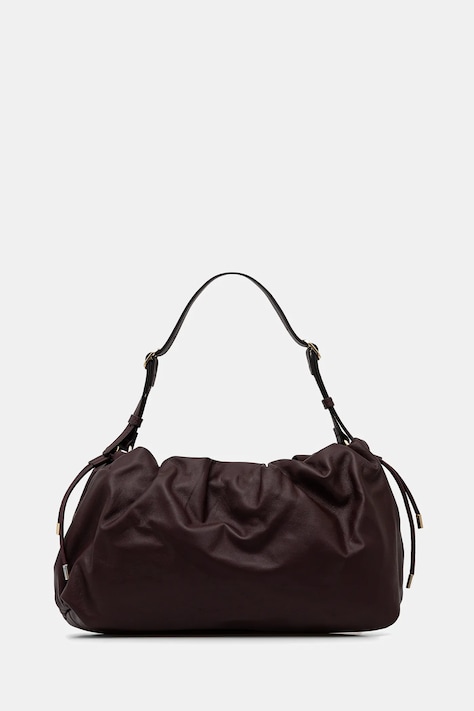 Marella poșetă de piele culoarea bordo, 2523519057200