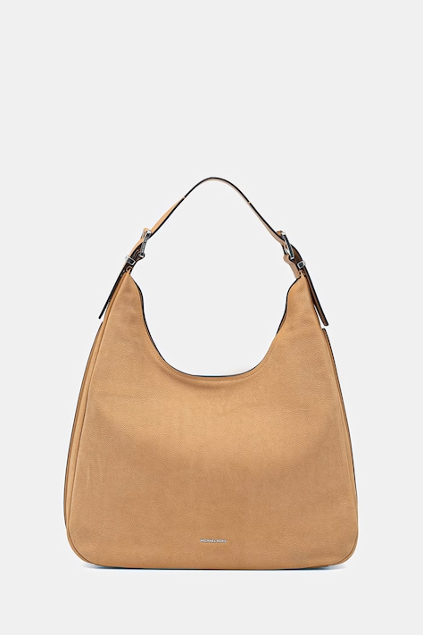 MICHAEL Michael Kors torebka nubukowa kolor brązowy 30F4SY5H3T