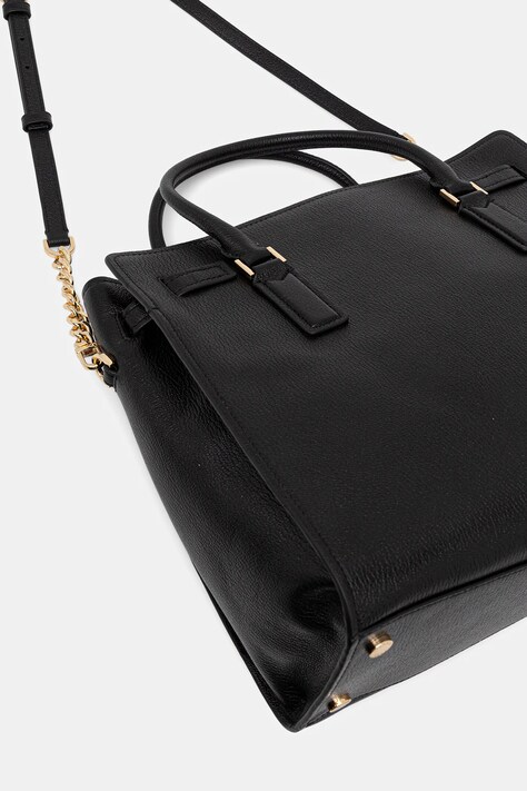 MICHAEL Michael Kors poșetă de piele culoarea negru, 30F5GNXS3L