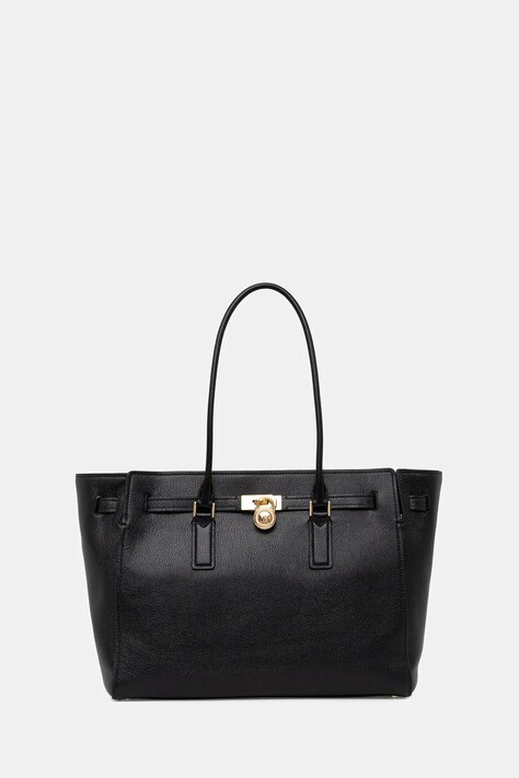 Kožená kabelka MICHAEL Michael Kors černá barva, 30F5GNXT3L