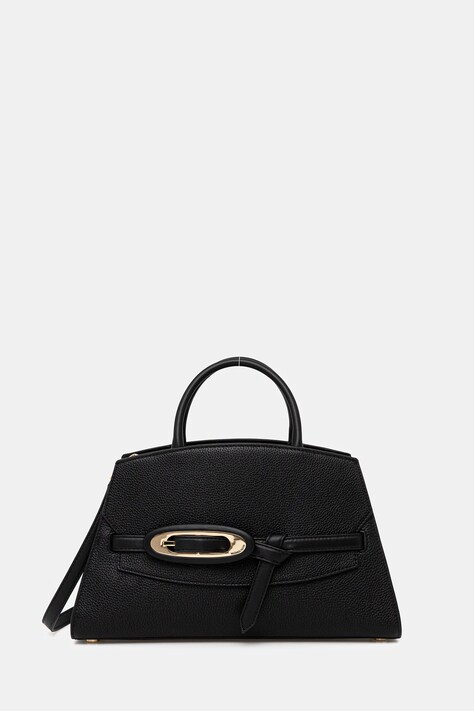 MICHAEL Michael Kors torebka skórzana kolor czarny 30F5GQ8S6L