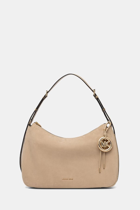 MICHAEL Michael Kors torebka hobo damska beżowa 30F5GY5M2L