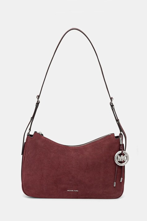 Τσάντα nubuck MICHAEL Michael Kors χρώμα: μπορντό, 30F5SY5M2L