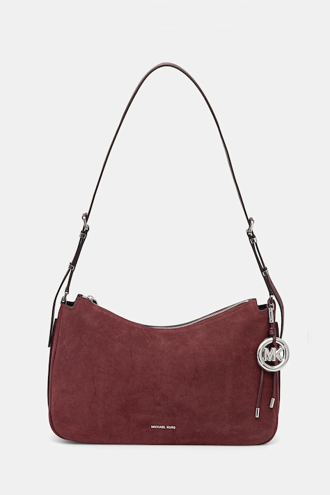 Нубукова сумка MICHAEL Michael Kors колір бордовий 30F5SY5M2L