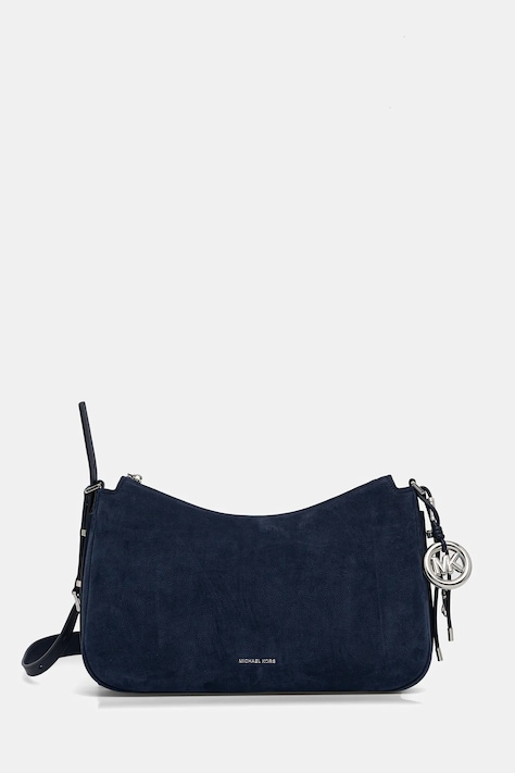 MICHAEL Michael Kors torebka nubukowa kolor niebieski 30F5SY5M2L