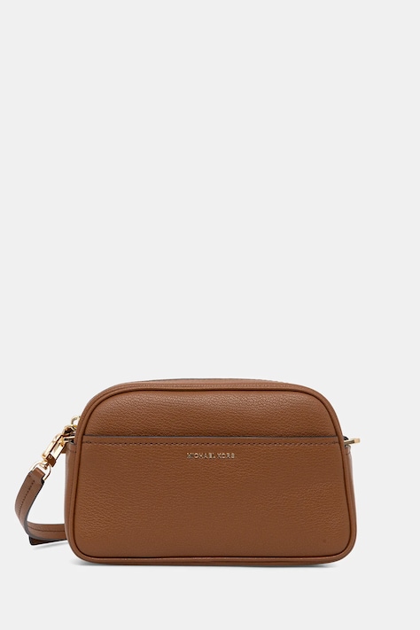 Kožená kabelka MICHAEL Michael Kors hnědá barva, 32F5GJ6C5L